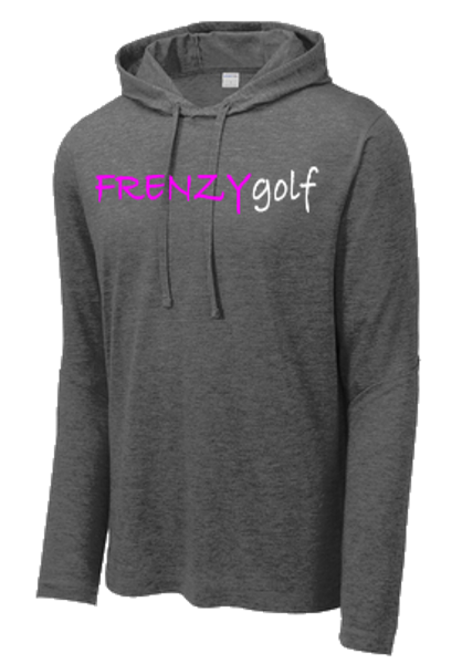 Picture of Hoodie Tee Dark Grey Heather Pink FG