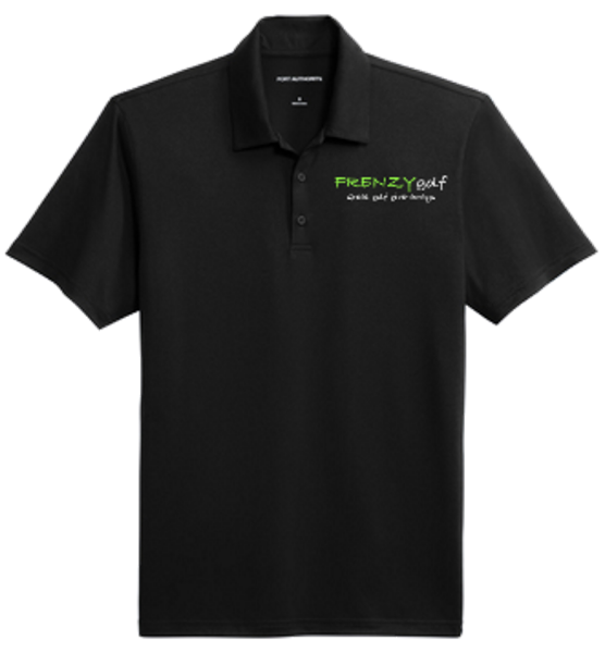 Frenzygolf Black Polo