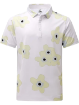 Frenzy Crazy Blotch Yellow White Polo